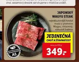 Lidl Japonský wagyu steak nabídka