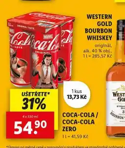 Lidl Coca cola / zero nabídka