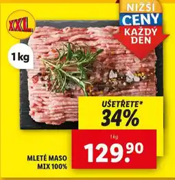 Lidl Mleté maso mix 100% nabídka