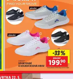 Lidl Sportovní a volnočasová obuv nabídka