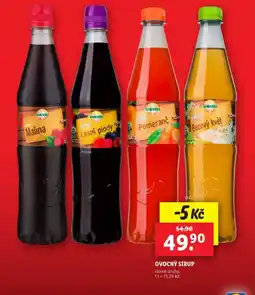 Lidl Ovocný sirup nabídka