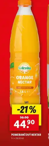 Lidl Pomerančový nektar nabídka