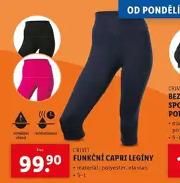 Lidl Funkční capri legíny nabídka