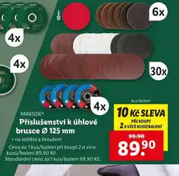 Lidl Příslušenství k úhlové brusce 125 mm nabídka