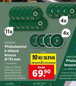 Lidl Příslušenství k úhlové brusce 115 mm nabídka