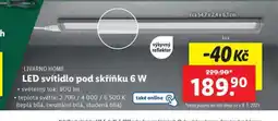 Lidl Led svítidlo pod skříňku 6 w nabídka