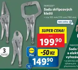 Lidl Sada skřipcových kleští nabídka