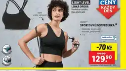 Lidl Sportovní podprsenka nabídka