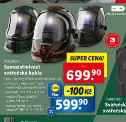Lidl Samozatmívací svářecká kukla nabídka