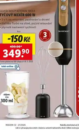 Lidl Tyčový mixer 600 w nabídka