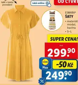 Lidl Šaty nabídka