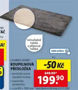 Lidl Koupelnová předložka nabídka