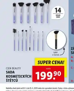 Lidl Sada kosmetických štětců nabídka