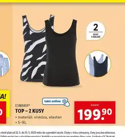 Lidl Top 2 kusy nabídka