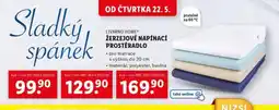 Lidl Žerzejové napínací prostěradlo 90-100 x 200 cm nabídka