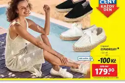 Lidl Espadrilky nabídka