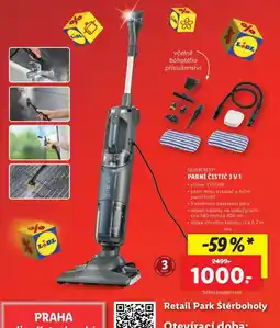 Lidl Parní čistič 3v1 nabídka