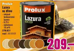 Hornbach Prolux Lazura na dřevo nabídka