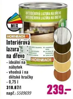 Hornbach HORNBACH Interiérová lazura na dřevo nabídka