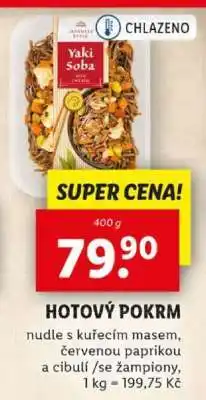 Lidl Yaki Soba nabídka