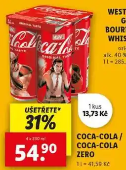 Lidl COCA-COLA, COCA-COLA ZERO nabídka