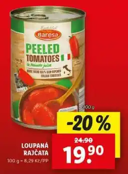Lidl LOUPANÁ RAJČATA nabídka
