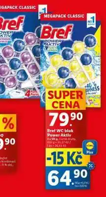 Lidl Bref WC blok Power aktiv nabídka
