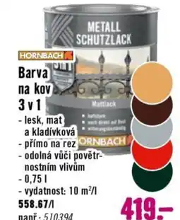 HORNBACH Barva na kov 3v1