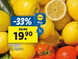 Lidl Citrony nabídka