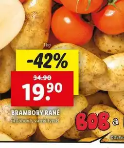 Lidl Brambory rané nabídka