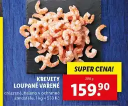 Lidl KREVETY LOUPANÉ VAŘENÉ nabídka