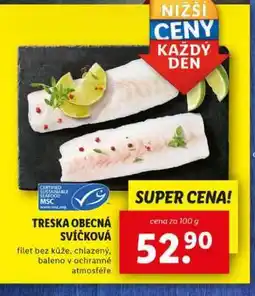 Lidl TRESKA OBECNÁ SVÍČKOVÁ nabídka