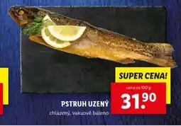 Lidl Pstruh uzený nabídka