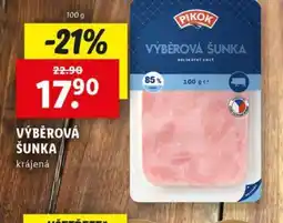 Lidl VÝBĚROVÁ ŠUNKA nabídka