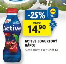 Lidl ACTIVE JOGURTOVÝ NÁPOJ nabídka