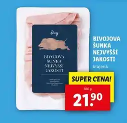 Lidl Bivojova šunka nejvyšší jakosti krájená nabídka