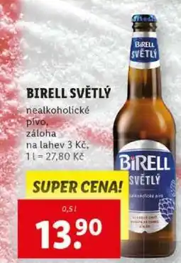 Lidl Birell světlý nabídka