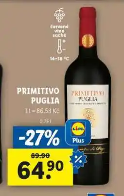 Lidl PRIMITIVO PUGLIA nabídka