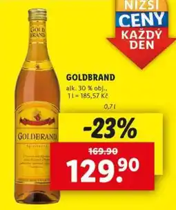 Lidl GOLDBRAND nabídka