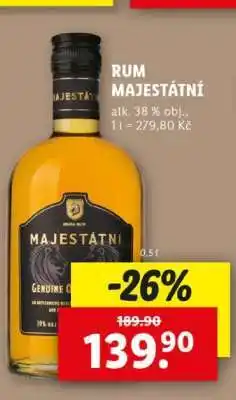 Lidl Rum Majestátní nabídka