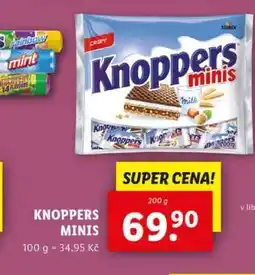 Lidl Knoppers minis nabídka