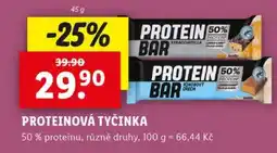 Lidl Proteinová tyčinka nabídka
