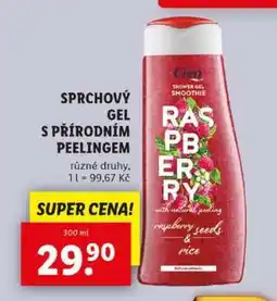 Lidl Cien Sprchový gel s přírodním peelingem nabídka