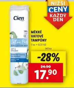 Lidl Cien MĚKKÉ VATOVÉ TAMPÓNY nabídka