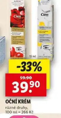 Lidl OČNÍ KRÉM nabídka