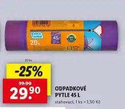 Lidl ODPADKOVÉ PYTLE 45 L nabídka