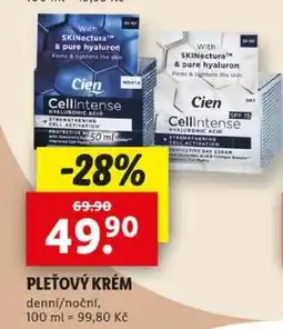 Lidl Cien CellIntense Pleťový krém nabídka