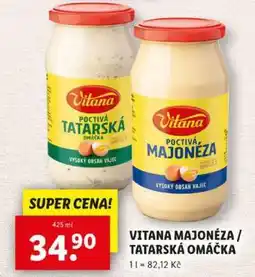 Lidl VITANA MAJONÉZA / TATARSKÁ OMÁČKA nabídka
