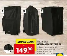 Lidl GRILLMEISTER OCHRANNÝ KRYT NA GRIL nabídka