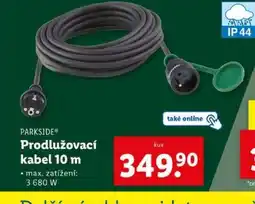 Lidl PARKSIDE Prodlužovací kabel 10 m nabídka